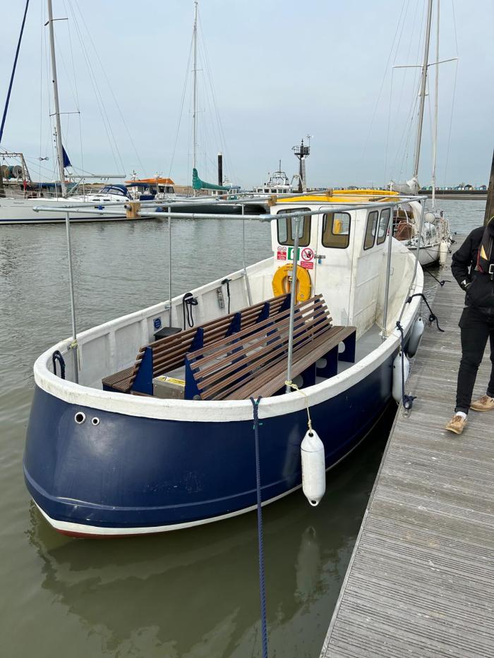Harbour Boat converted to Electric by Lynch Motors at Brightlingsea