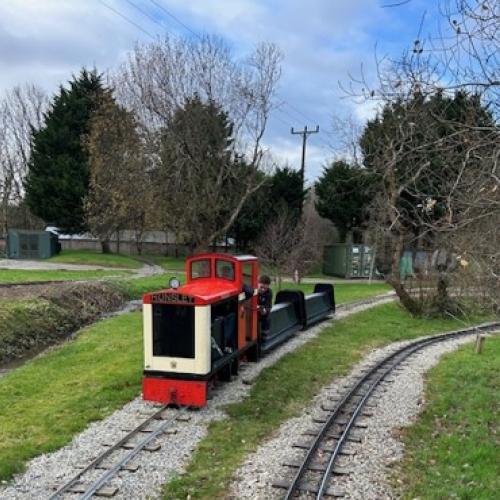 Lappa Valley's electric train, powered by Lynch Motor Company