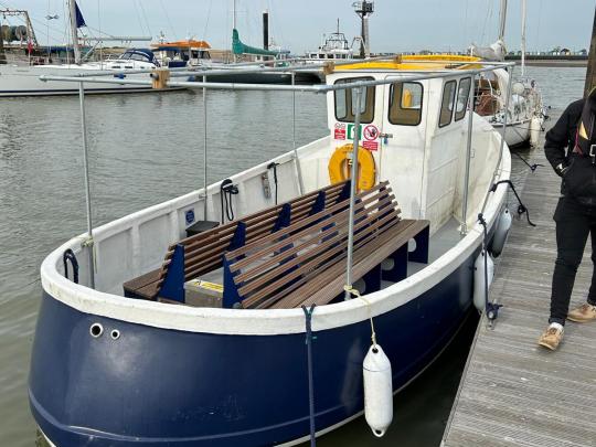 Harbour Boat converted to Electric by Lynch Motors at Brightlingsea